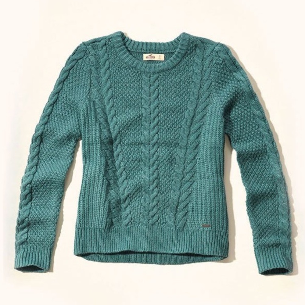 Warm Teal Hollister Sweater